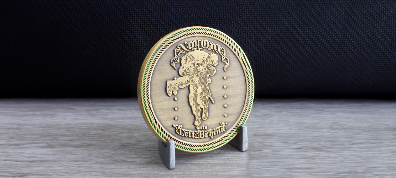 Army Riders army challenge coin by signature coins