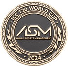 amore sports management icc t20 world cup challenge coin front