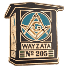 wayzata masonic lodge 205 lapel pin