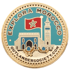 outlander society explora morocco lapel pin