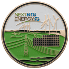 nextera energy wind solar cx bess t line substation challenge coin back