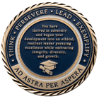 trinity preparatory school class of 2024 alumni challenge coin back