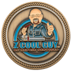 z cool guy ac repair services challenge coin front