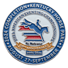 20th anniversary kentucky horse park 2024 completion lapel pin