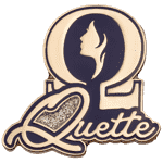 omega quettes lapel pin