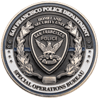 san francisco police department special operations bureau challenge coin