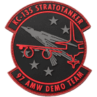 kc 135 stratotanker 97 amw demo team pvc patch