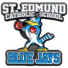 st edmund catholic school blue jays lapel pin