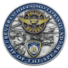 beverly hills motor squad police challenge coin 1