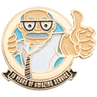 opie software 15 years service lapel pin