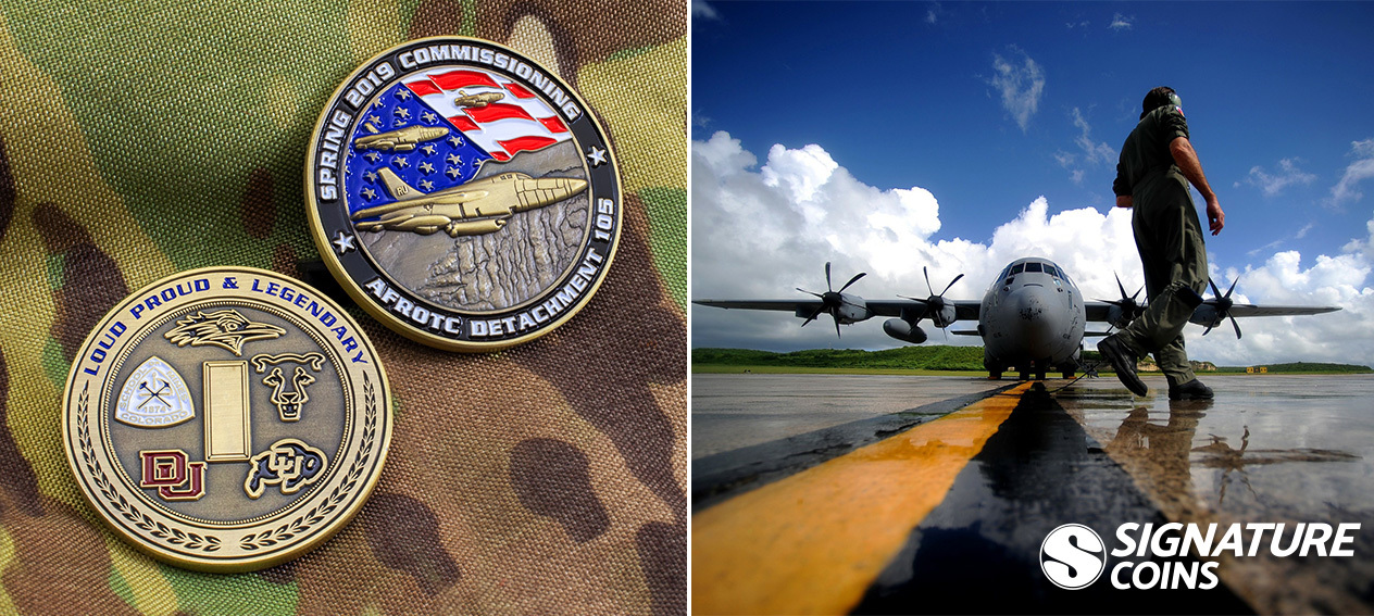 Afrotic Detachment - Airforce coins by signature coins