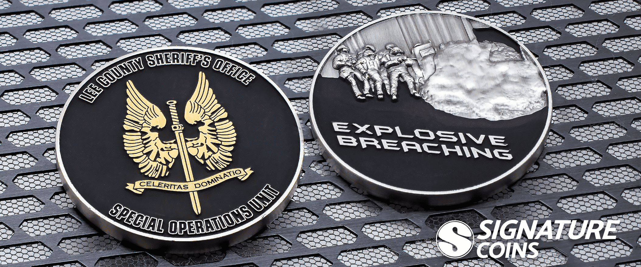 Black Matte - 3D - challenge coin