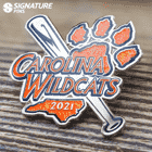 Carolina wildcats trading pin