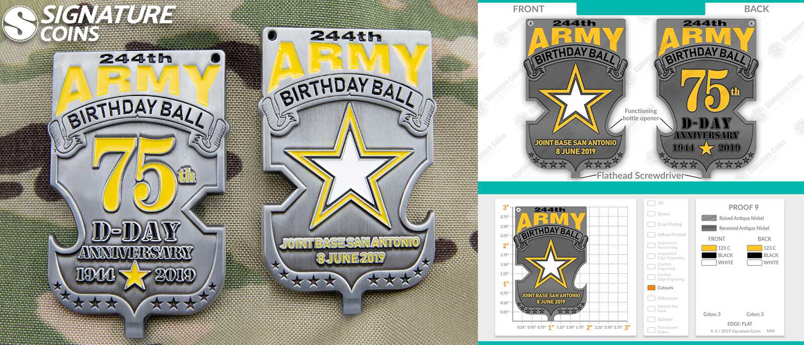 signaturecoins-Army-birthday-ball-multitool-challengecoin