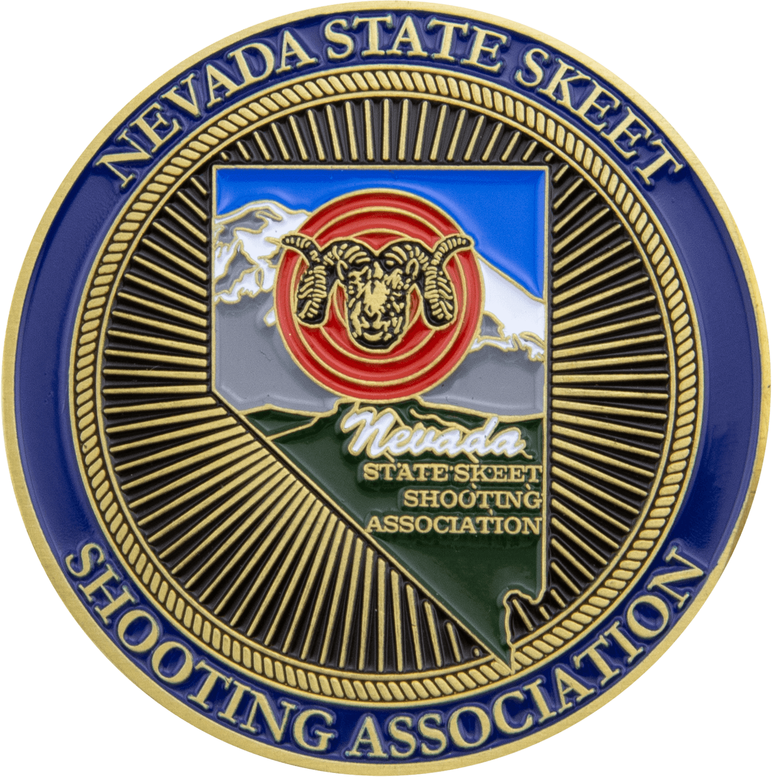 Umpire and Referee Flipping Coins Signature Coins