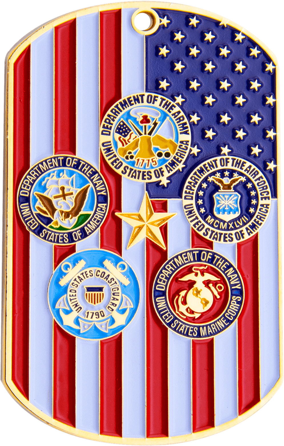 Dog Tag Challenge Coins Signature Coins