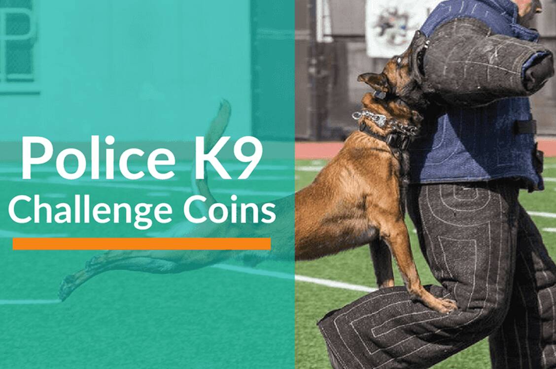 Police K9 Challenge Coins