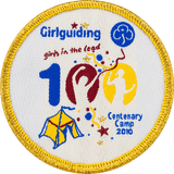 To help this woven patch stand out from the crowd, we used metallic gold thread for the merrow border and the gold stars in the center of the design. If you're looking for a way to make your woven patches shine a little brighter, metallic thread is an excellent option for you. Centenary Camp 2010_sat