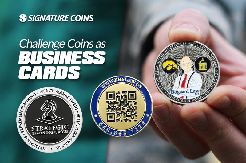 Challenge Coins as Business Cards: Five Reasons to Make the Switch