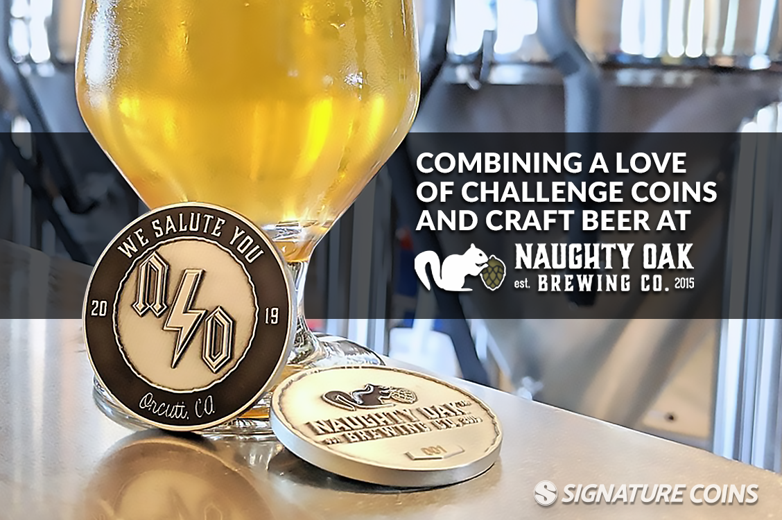 Combining a Love of Challenge Coins and Craft Beer at Naughty Oak Brewing Co.