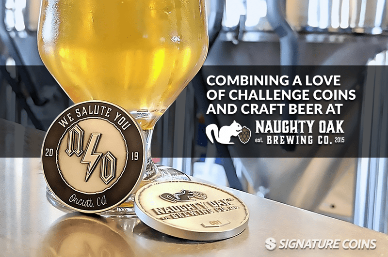 Combining a Love of Challenge Coins and Craft Beer at Naughty Oak Brewing Co.