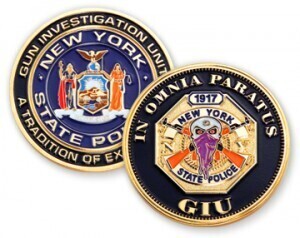 Black Enamel and Gold Plating Make Outstanding Custom Challenge Coins