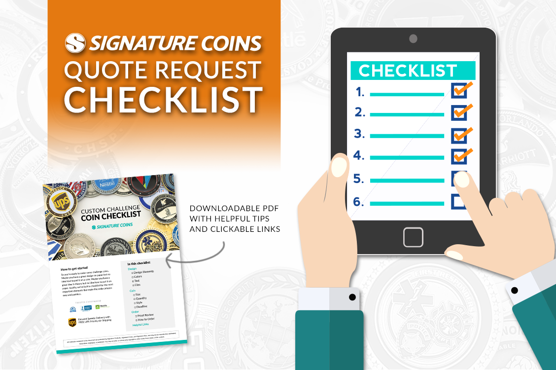 A Custom Challenge Coin Checklist