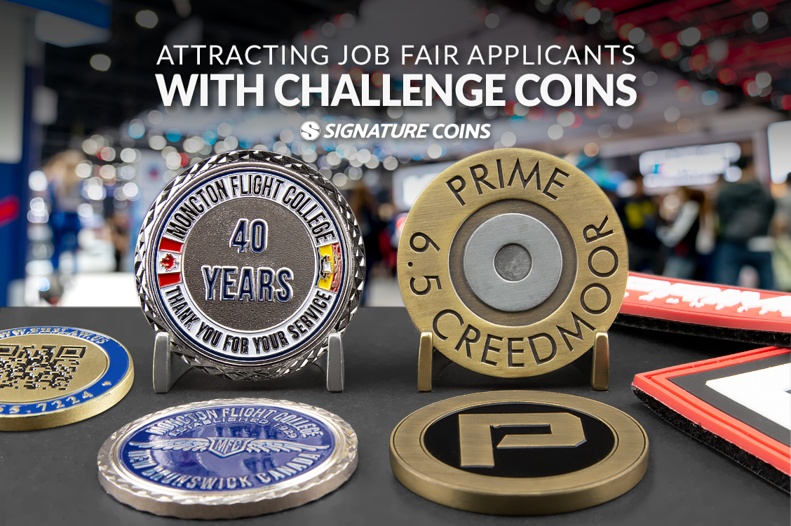 Attracting Job Fair Applicants with Challenge Coins