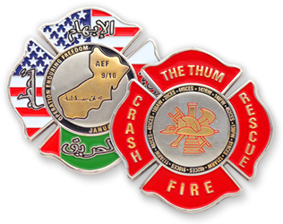 Firefighter Challenge Coins Honor Hometown Heroes