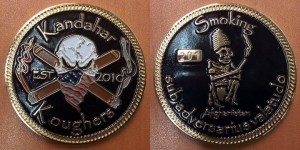 Kandahar Airfield Cigar Club Challenge Coins