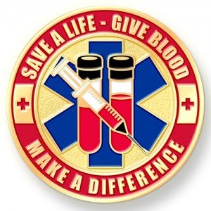 National Blood Donor Volunteer Month Challenge Coins