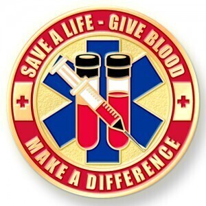 National Blood Donor Volunteer Month Challenge Coins
