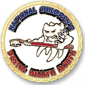 National Children’s Dental Health Month Challenge Coins