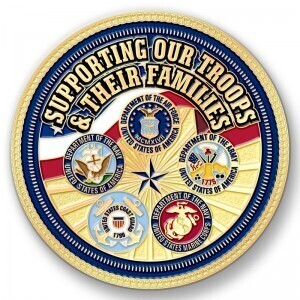 Create Custom Challenge Coins for Military Family Appreciation Month