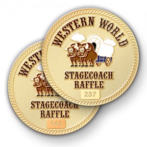 Create Sequentially Numbered Challenge Coins for Your Big Raffle