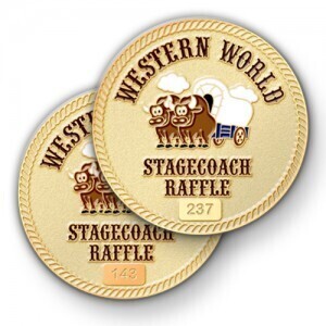 Create Sequentially Numbered Challenge Coins for Your Big Raffle