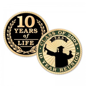 Create Custom Challenge Coins for Your Upcoming Class Reunion