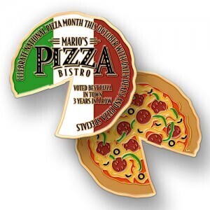 Create Custom Challenge Coins in Time for Pizza Month