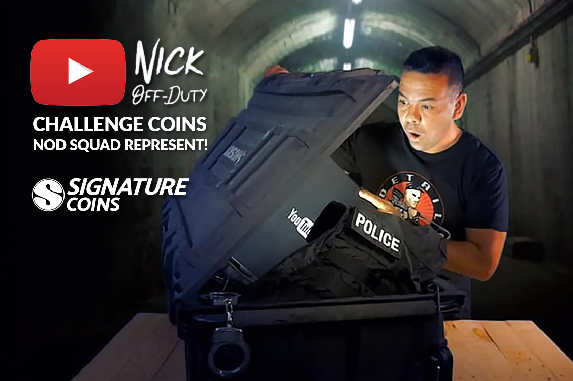 Nick Off-Duty Challenge Coins: Nod Squad Represent!