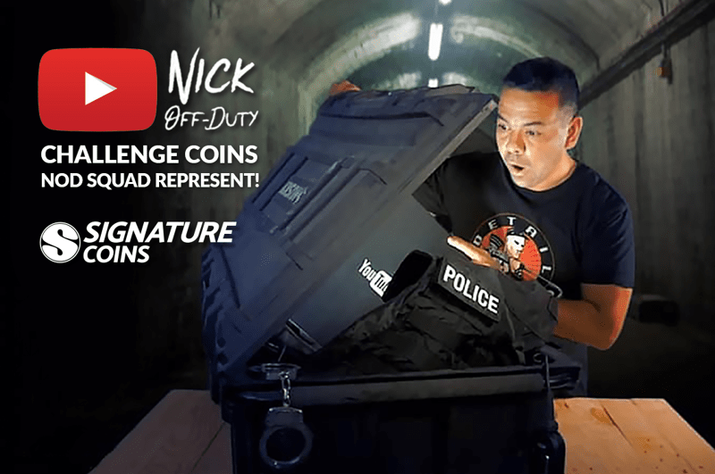 Nick Off-Duty Challenge Coins: Nod Squad Represent!
