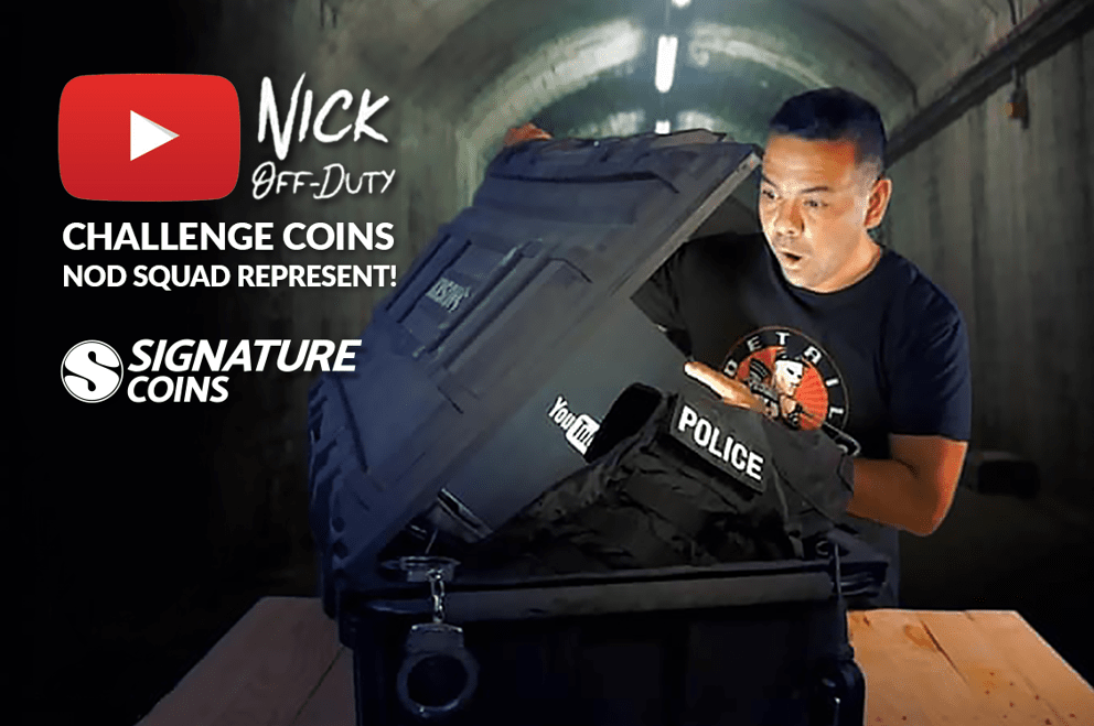 Nick Off-Duty Challenge Coins: Nod Squad Represent!