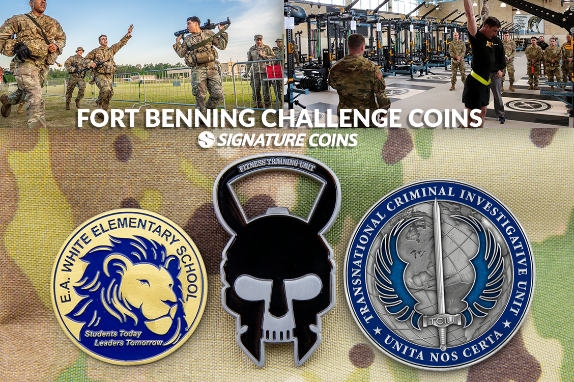 Fort Benning Challenge Coins