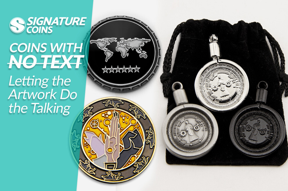 Coins With No Text: Letting the Artwork Do the Talking