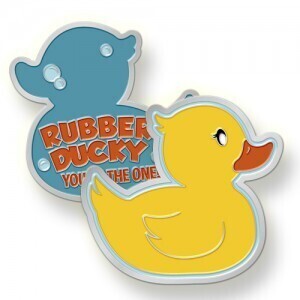 Rubber Duckie Shaped Custom Challenge Coins Bring Out the Kid in You