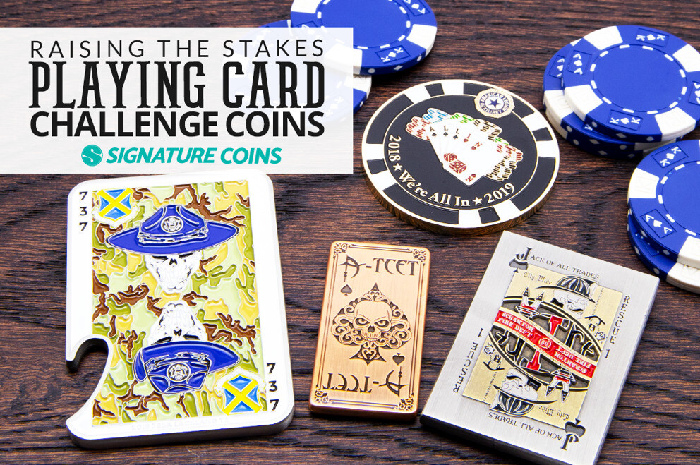 Raising the Stakes With Playing Card Challenge Coins