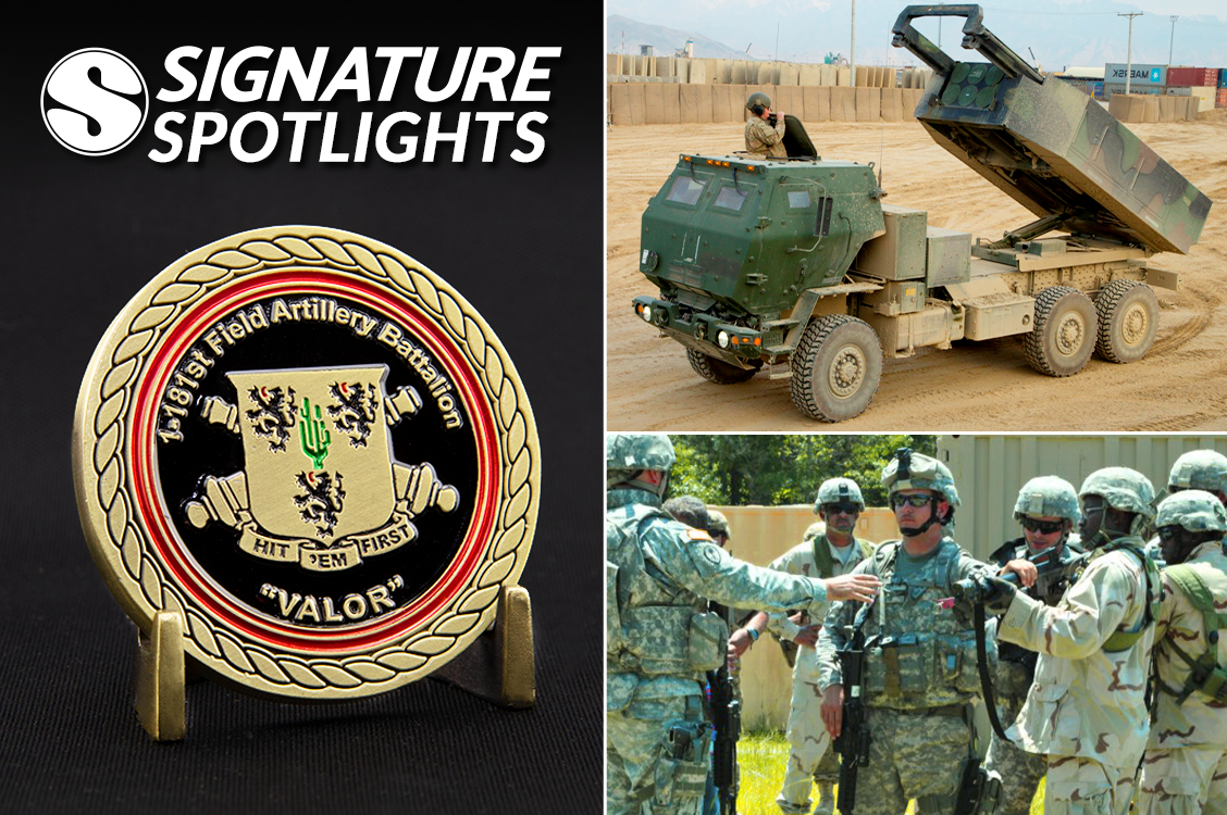 Signature Spotlights: 181st Field Artillery Regiment Unit Coin