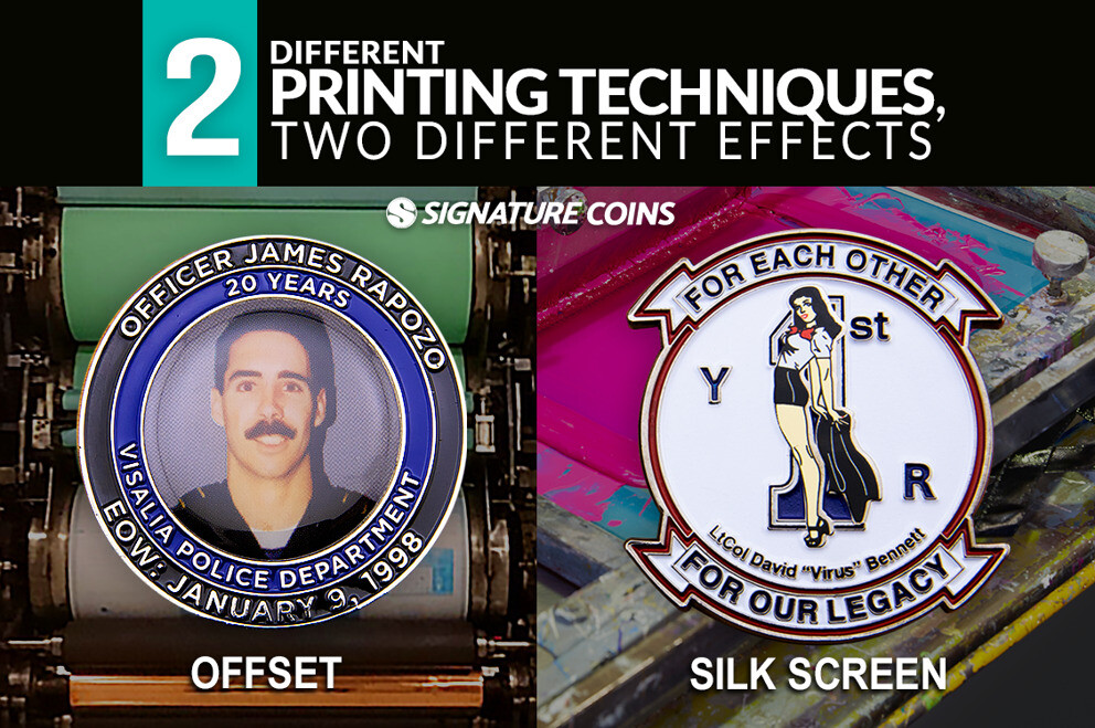 Two Different Printing Techniques, Two Different Effects