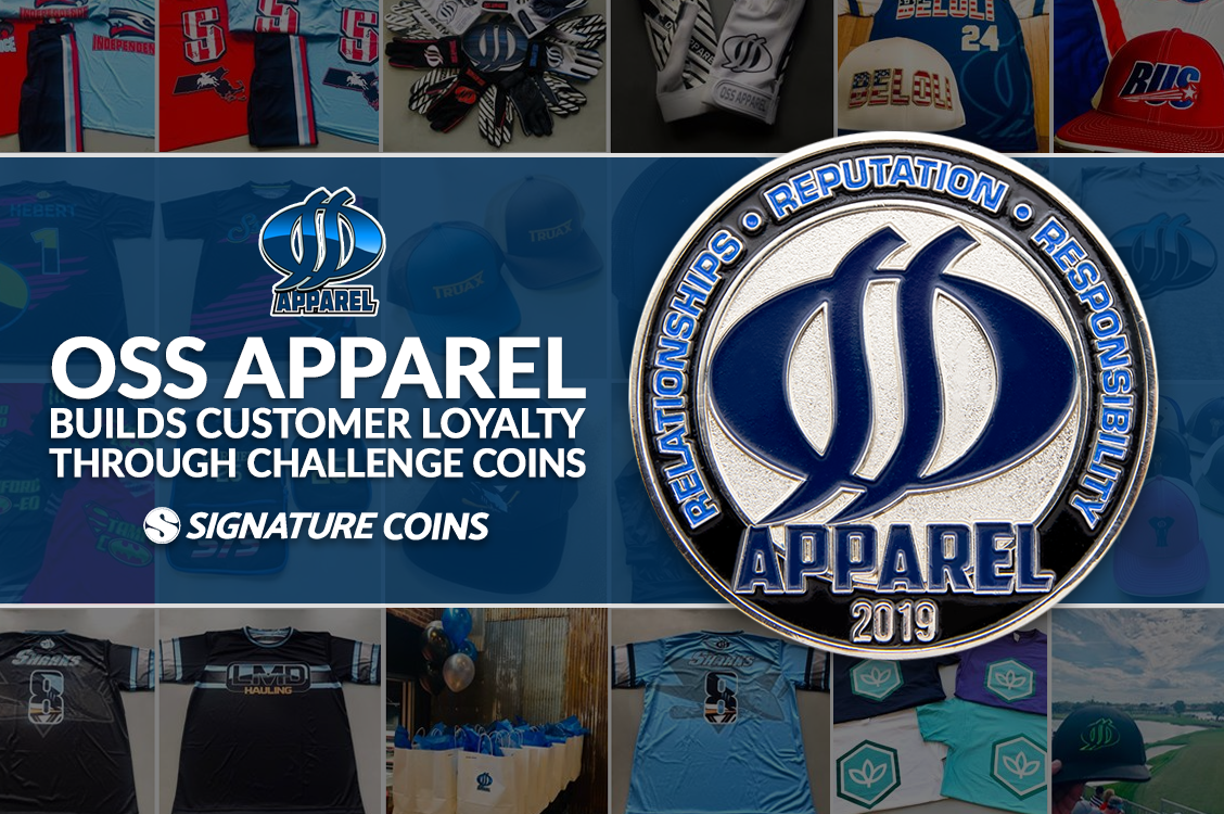 OSS Apparel Builds Customer Loyalty Through Challenge Coins