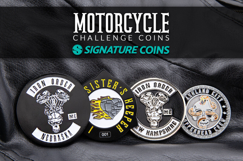 Motorcycle Challenge Coins