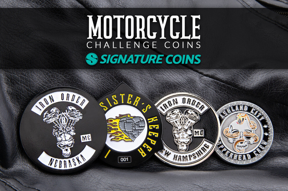 Motorcycle Challenge Coins